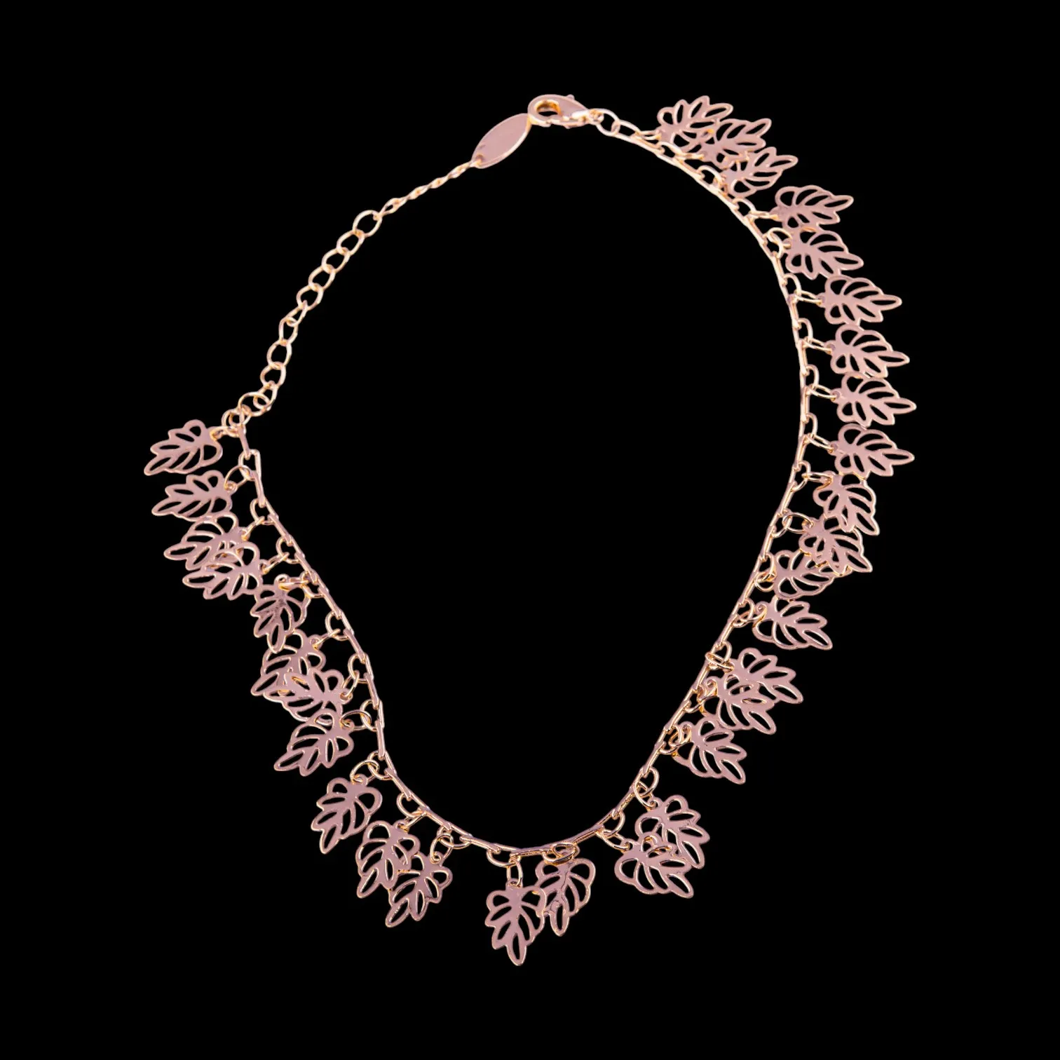Leaf Shape Golden  Anklet
