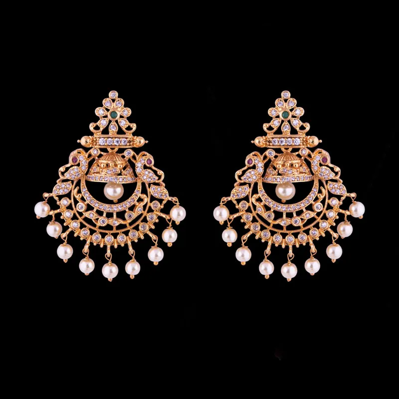 Antique Gold Indian Necklace Mala Set