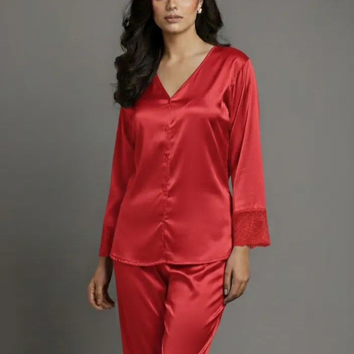 Bridal Silky Night Suit