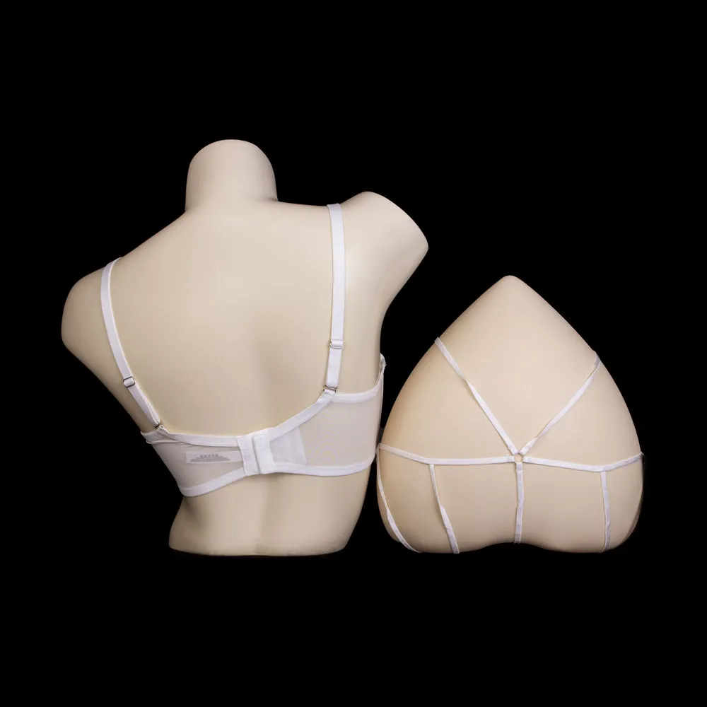 Transparent Lace Bra Set