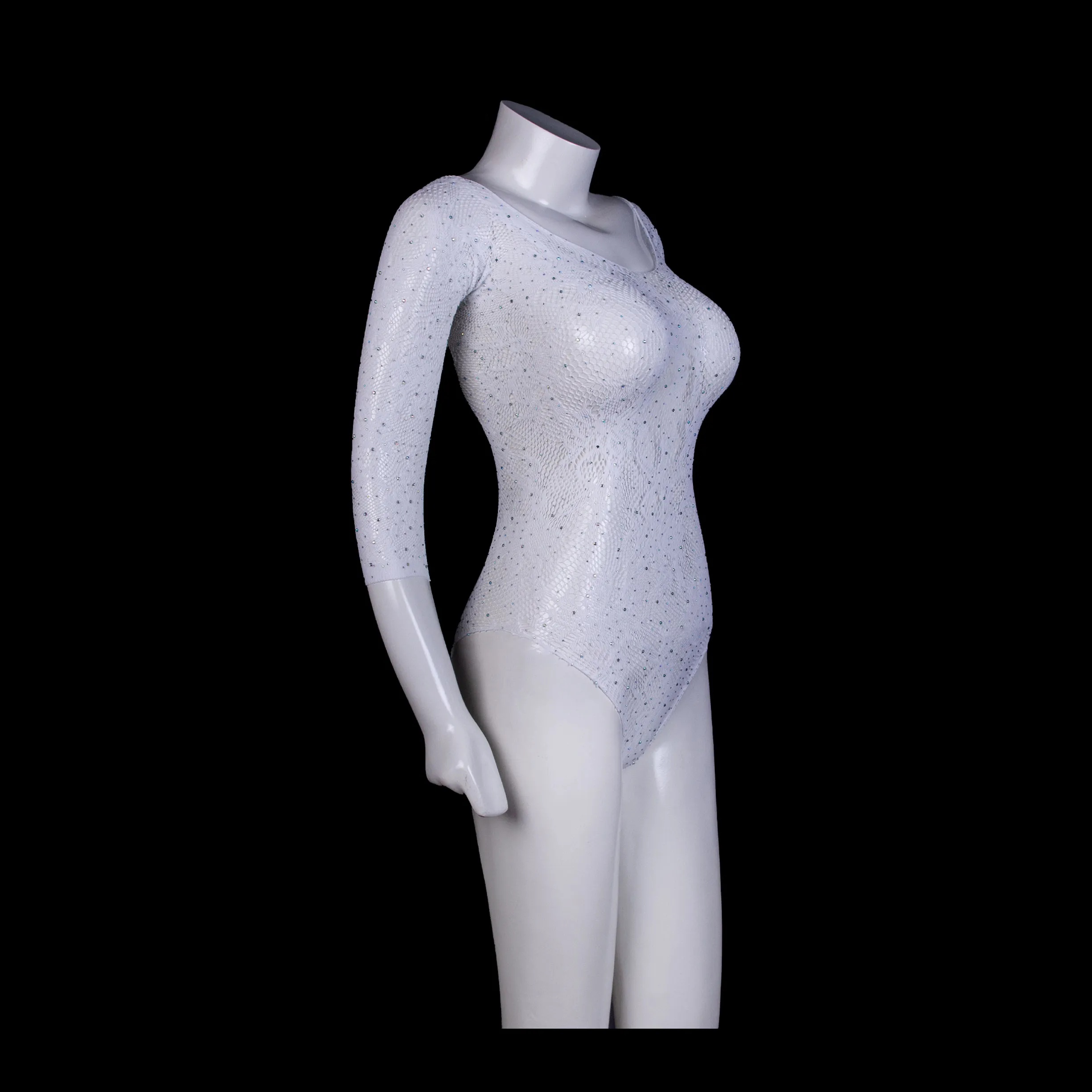 White Lace Stocking Lingerie