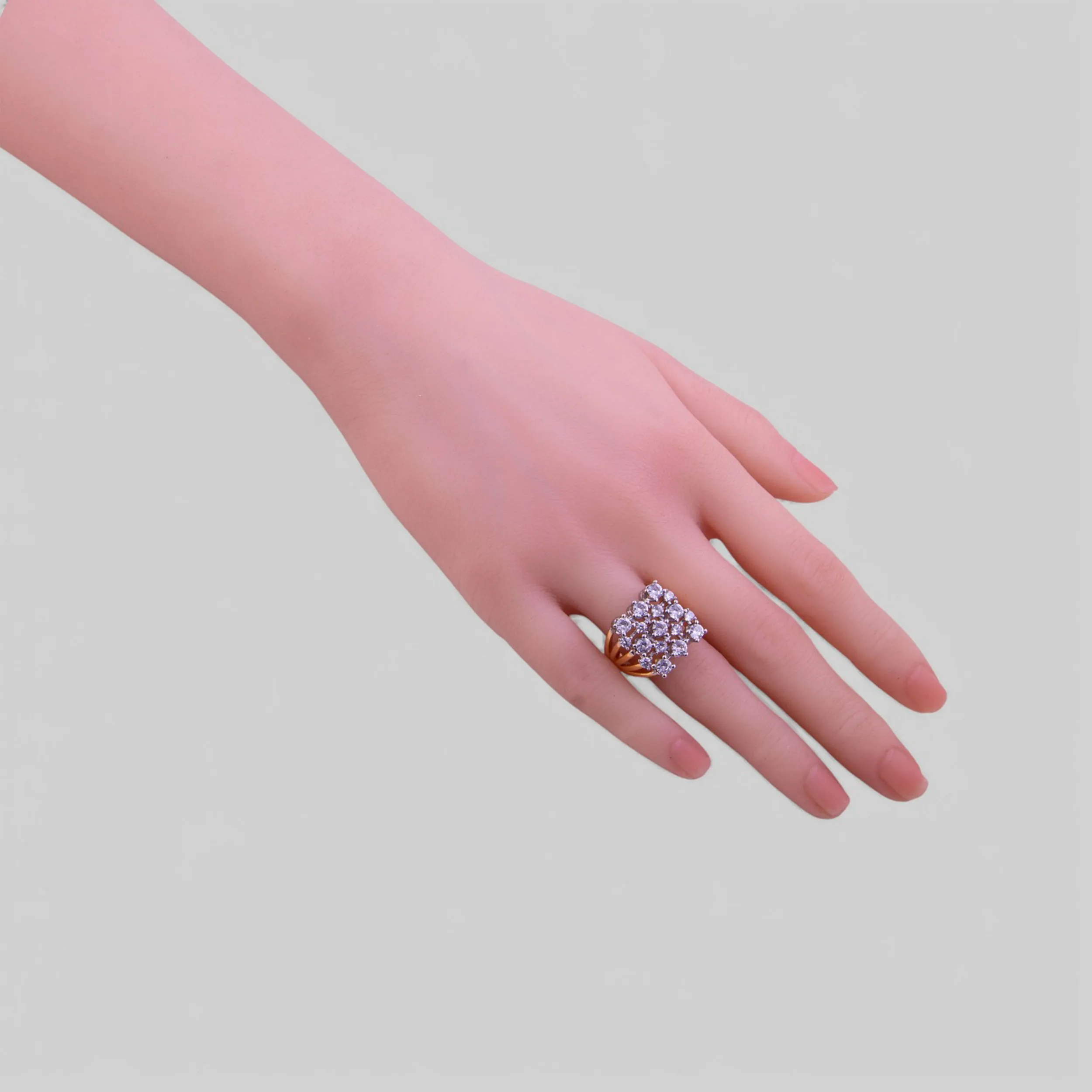 Square Cubic Zirconia 3in1 Pendant Set