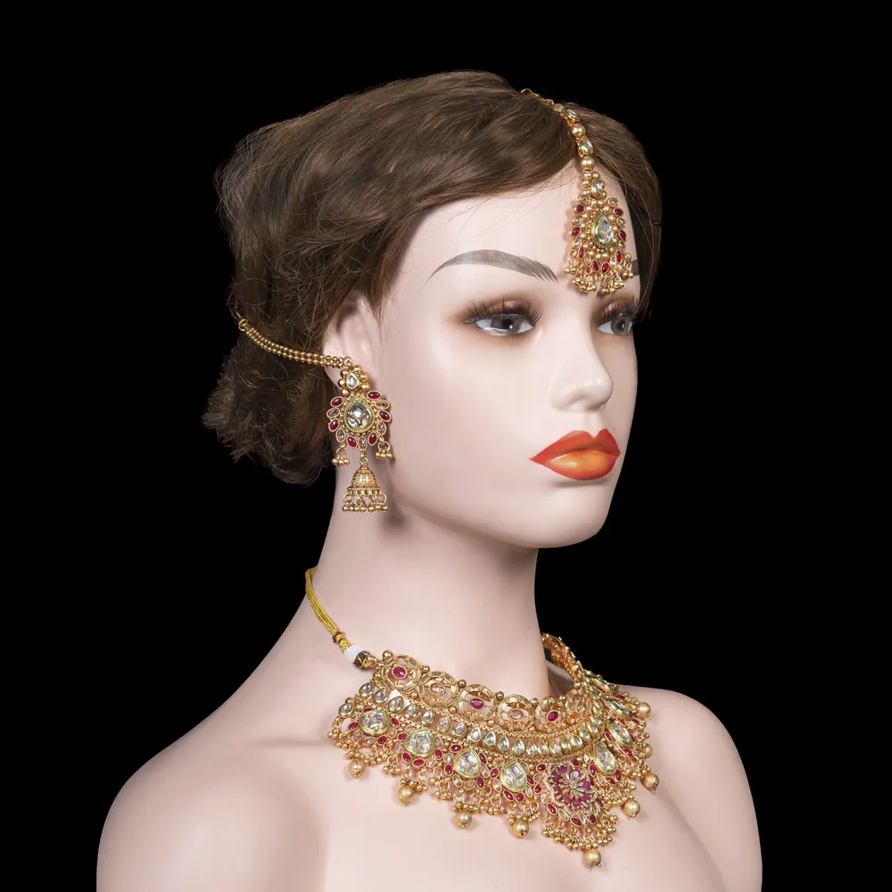 Bridal Rajwadi Necklace Set