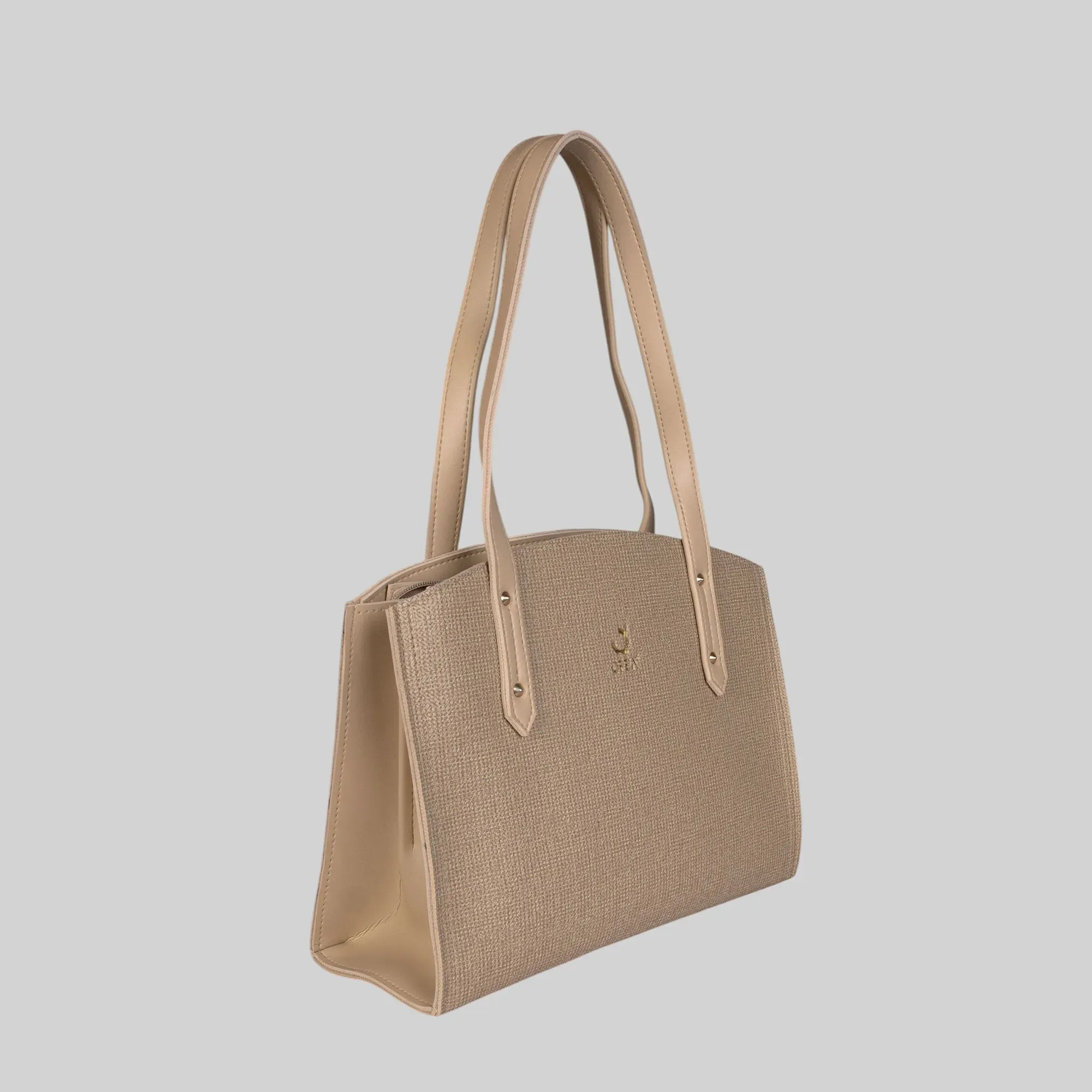 Opea Black Color Top Handle Shoulder Bag