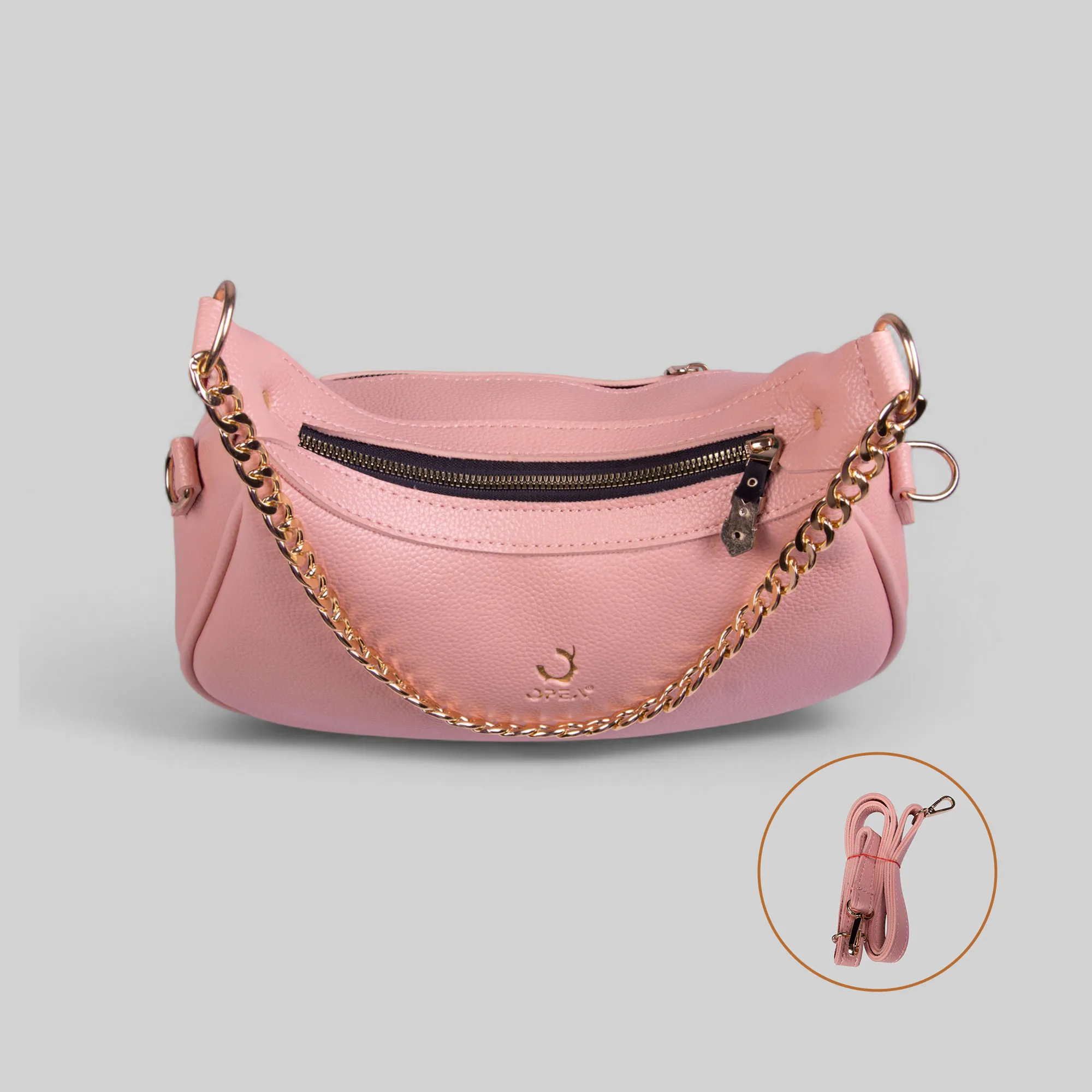 Classic Leather Chain Shoulder Bag