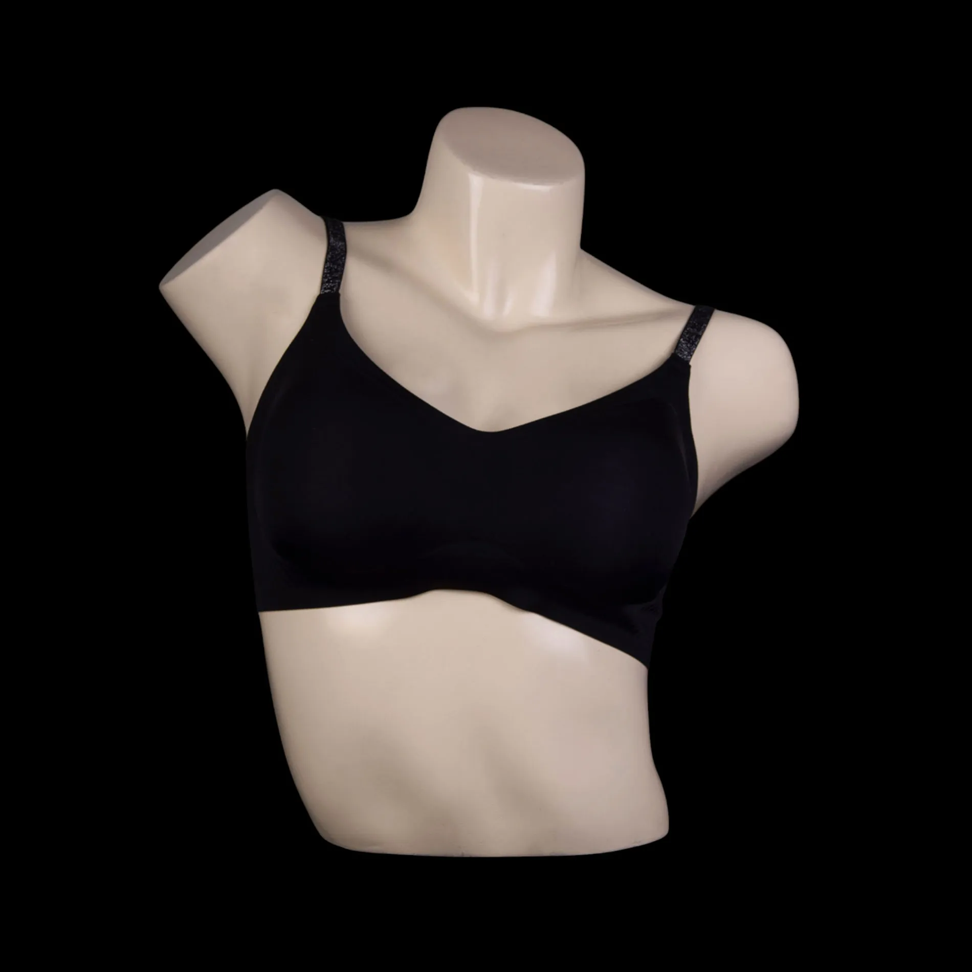 Black Padded T Shirt Bra 985