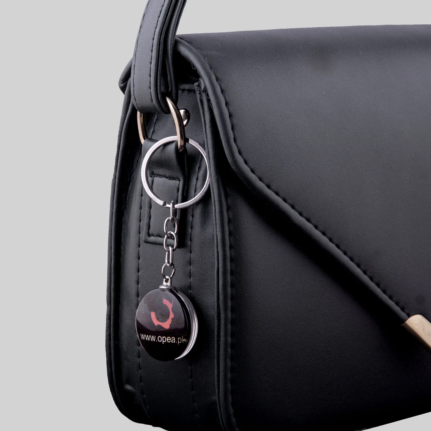 Black Color Opea Casual Crossbody Bag