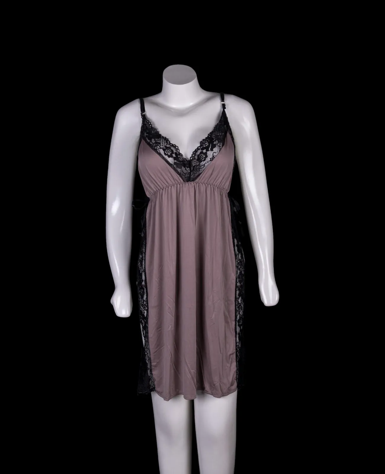 Mauve Color Babydoll Nightgown