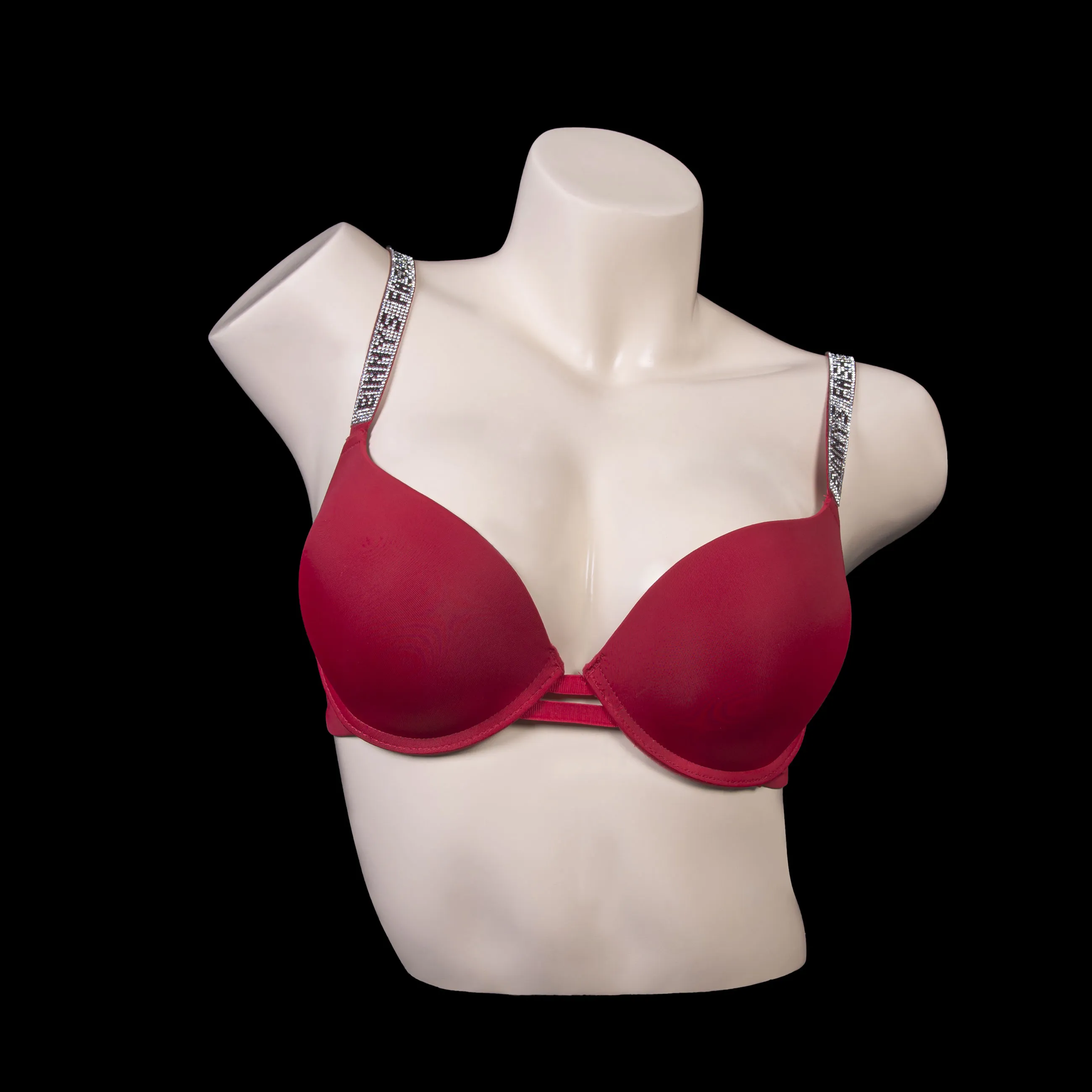 Wired Push Up Glam Strap Bra